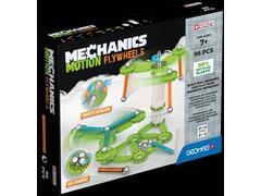 Set de constructii cu magnet Geomag Motion Flywheels, 96 piese, Multicolor