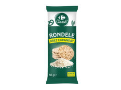 Rondele simple din orez expandat Carrefour 56g