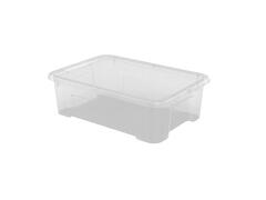 Cutie pentru depozitare cu capac, 25 L, Transparent