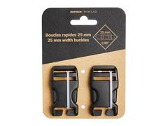 Set de 2 catarame rapide pentru rucsac de 25 mm