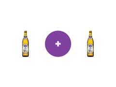 Bere Hofbrau Original, 0.5L, 2 la pret de 1