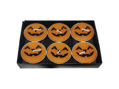 Set 6 lumanari Actuel, forma dovleac