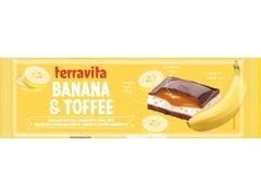 Ciocolata cu banane si caramel Terravita 235g