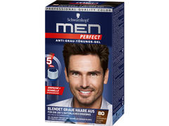 Gel Colorant Schwarzkopf Men Perfect Anti-Grey 80 Castaniu Negru Natural