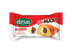 Croissant Max crema cacao si vanilie Elmas 80g