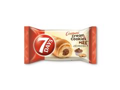 7Days Max Cream & Cookies Croasant cu crema cu alune de padure si bucatele de biscuiti 80g
