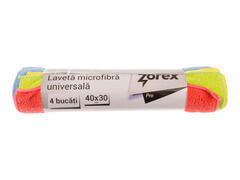 Zorex Laveta universala microfibra 40 x 30 cm 4 bucati