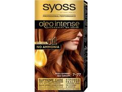 Vopsea De P?r F?r? Amoniac Syoss Oleo Intense 7-77 Ro?u Ghimbir, 115 Ml