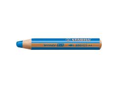 Creion colorat Stabilo Woody 3in1, bleu