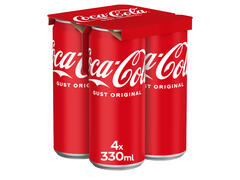 Coca-Cola Bautura carbogazoasa Cola Doza 4x0.33l