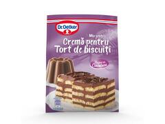 Dr.Oetker Mix pentru Crema pentru Tort de Biscuiti cu gust de Ciocolata 90g