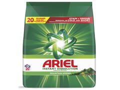 Detergent De Rufe Pudra Ariel Mountain Spring, 1.3Kg, 20 Spalari