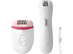 Epilator Philips Satinelle Essential BRP506/00, 2 viteze, Alb