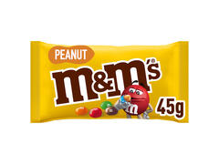 M&M's Peanut arahide invelite in ciocolata cu lapte 45 g