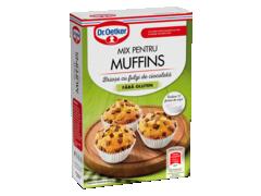 Dr.Oetker Mix pentru Muffins fara Gluten cu gust de Vanilie si fulgi de Ciocolata 320g