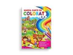 Marea carte de colorat 3-4 ani