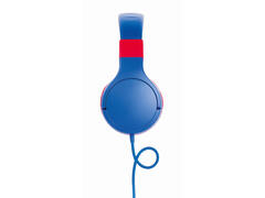 Casti cu fir on ear pentru copii Qilive Q.1094, mufa Jack 3.5mm, limitarea sunetului, 1.2 m, pliabile, albastru