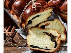 Cozonac cu cacao si rahat 600 g