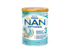 Nan 3 Optipro formulă de lapte Premium, +12 luni, 400 g, Nestle