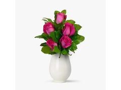 Buchet de 5 trandafiri roz