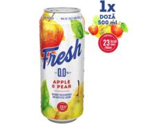 Fresh 0.0 mix bere fara alcool si suc mere si pere doza 0.5l