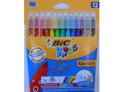 Markere colorate ultralavabile 12 buc Bic