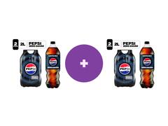 Pepsi Zero Zahar, bautura cu aroma de cola, pet, 2x2L, Al 2-lea -30%
