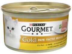 Gourmet Gold Mousse Cu Pui, Hrana Umeda Pentru Pisici, 85G