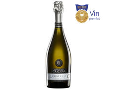 Vin spumant alb demisec Cricova, Feteaca Alba, Muscat, 0.75 l