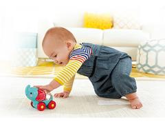 Jucarie bebelusi Fisher Price Apasa si Tragi - Elefant