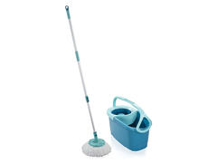 Set disc cu mop si galeata Ergo Leifheit, 2 piese, Verde