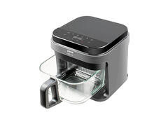 Friteuza cu aer cald Zass ZAF 09, 8 programe, 5.5 litri, 1400 W, Gri