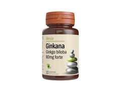 Ginkana Ginko Biloba Forte 80mg, 30 comprimate, Alevia