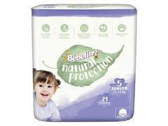 Bebelino Natural Protection Junior Scutece marimea 5, 11-16 kg, 24 buc