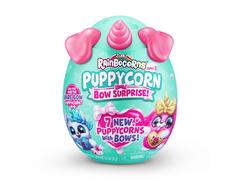 Jucarie de plus surpriza Rainbocorns Puppycorn Bow Surprise Series 2, Multicolor