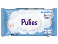 Servetele pentru bebelusi Pufies Sensitive, 64 buc