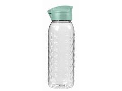 Sticla cu inchidere ermetica Curver Dots, tritan ultrarezistent, 0.45L, Verde/Transparent