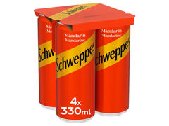 Bautura carbogazoasa Schweppes Mandarin, 4 x 0.33 l