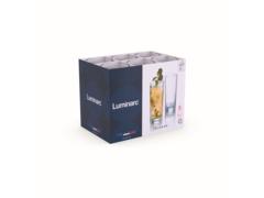 Set 6 pahare Luminarc Juice Islande, sticla, 330 ml, Transparent