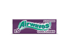 Airwaves Cool Cassis guma de mestecat cu arome de mentol si coacaze negre 10 buc 14 g