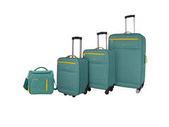 Geanta calatorit Airport Soft City Break, 30 x 32 x 20 cm, verde