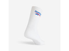 Set de 3 perechi de șosete lungi Reebok alb adulți - 39/42