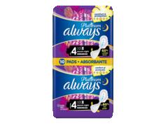 ABSORBANTE PLATINUM NIGHT DUO SIZE4 ALWAYS 10BUC