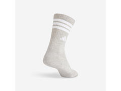 Set x 3 perechi șosete de sport lungi Adidas High Negru Alb Gri Adulți - 37/39