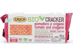 Bio Crackers cu pulbere de rosii, oregano si ulei de masline extravirgin 250 g Crich