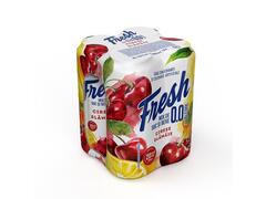 Fresh Mix Bere fara alcool cu suc cirese si lamaie 4x500 ml