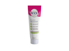 Crema depilatoare Veet Pure pentru piele uscata, 200 ml