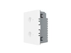 Modul intrerupator dublu cu touch Livolo standard Italian, Serie noua (Alb)