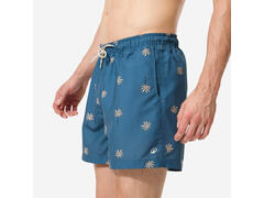 Șort de baie scurt Boardshort surf 15" 100 Cycas Albastru Bărbați - XL