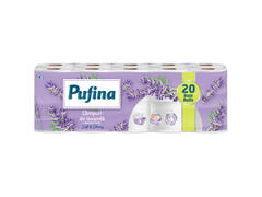 Hartie igienica Pufina Lavander Fields, 3 straturi, 20 role